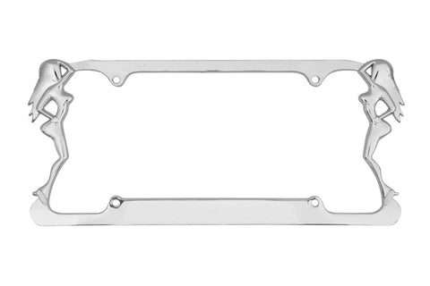 Twin Ladies License Plate Frame