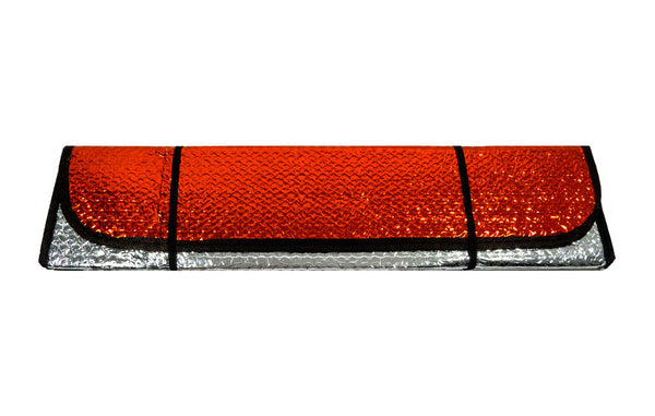 Reversible Windshield Sun Shade in Red and Silver S3 Trends