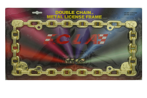 Chain Link Star License Plate Frame
