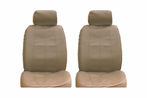 Bonded Leather Seat Cover in Beige