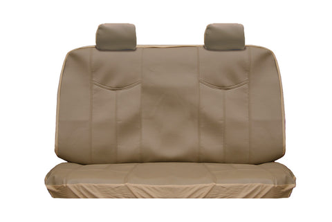 Bonded Leather Covers for Rear Seat Car in Beige