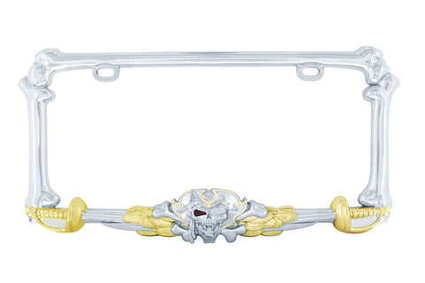 Pirate License Plate Frame